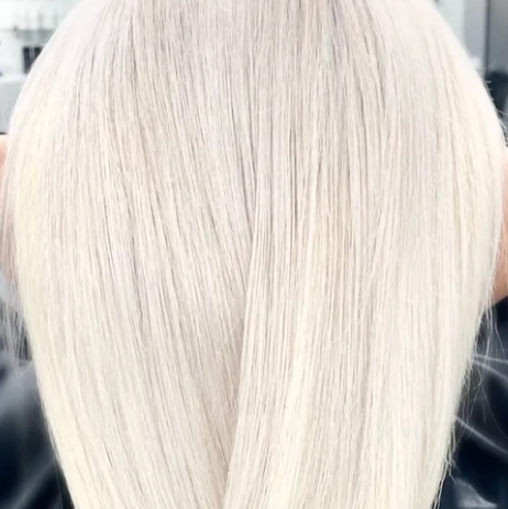 Ultra Platinum Blonde real human hair extensions, hand-tied and clip-in wefts for seamless, long-lasting, natural-looking volume and length. Platinum blonde hair extensions. Platinum blonde clip ins extensions. Platinum blonde extensions. Khaleesi hair. 