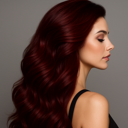 make it a dark cherry red